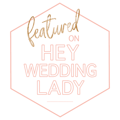 Hair and Makeup by Nerida featured in Hey Wedding Lady seal